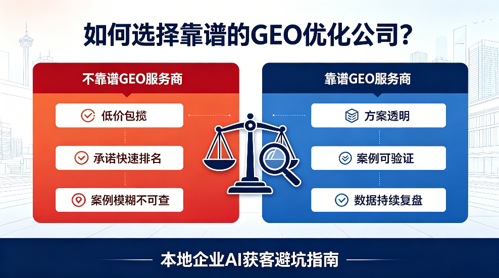 宜宾如何选择靠谱的GEO优化公司？本地企业AI获客避坑指南